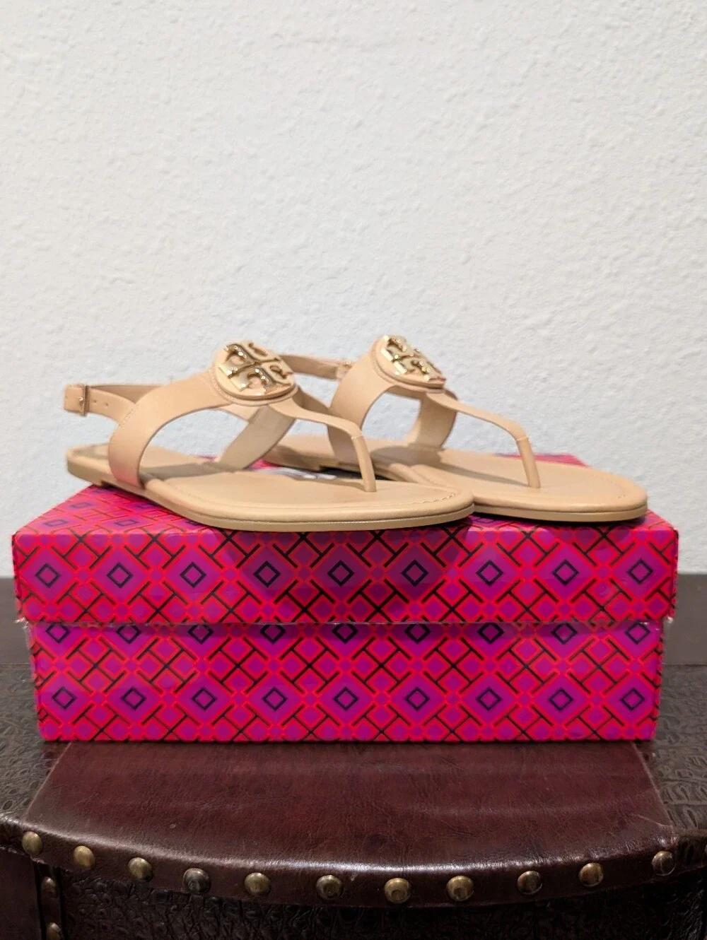 Tory Burch Claire Flat Thong Sandals Size 9.5